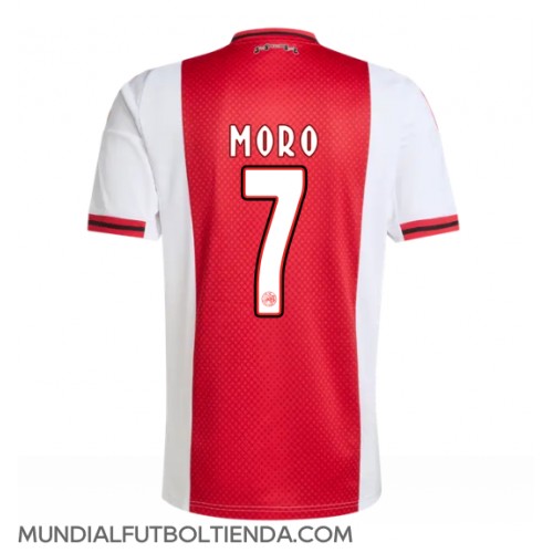 Camiseta Ajax Raul Moro #7 Primera Equipación Replica 2025-26 mangas cortas Camiseta Ajax Raul Moro #7 Primera Equipación Replica 2025-26 mangas cortas